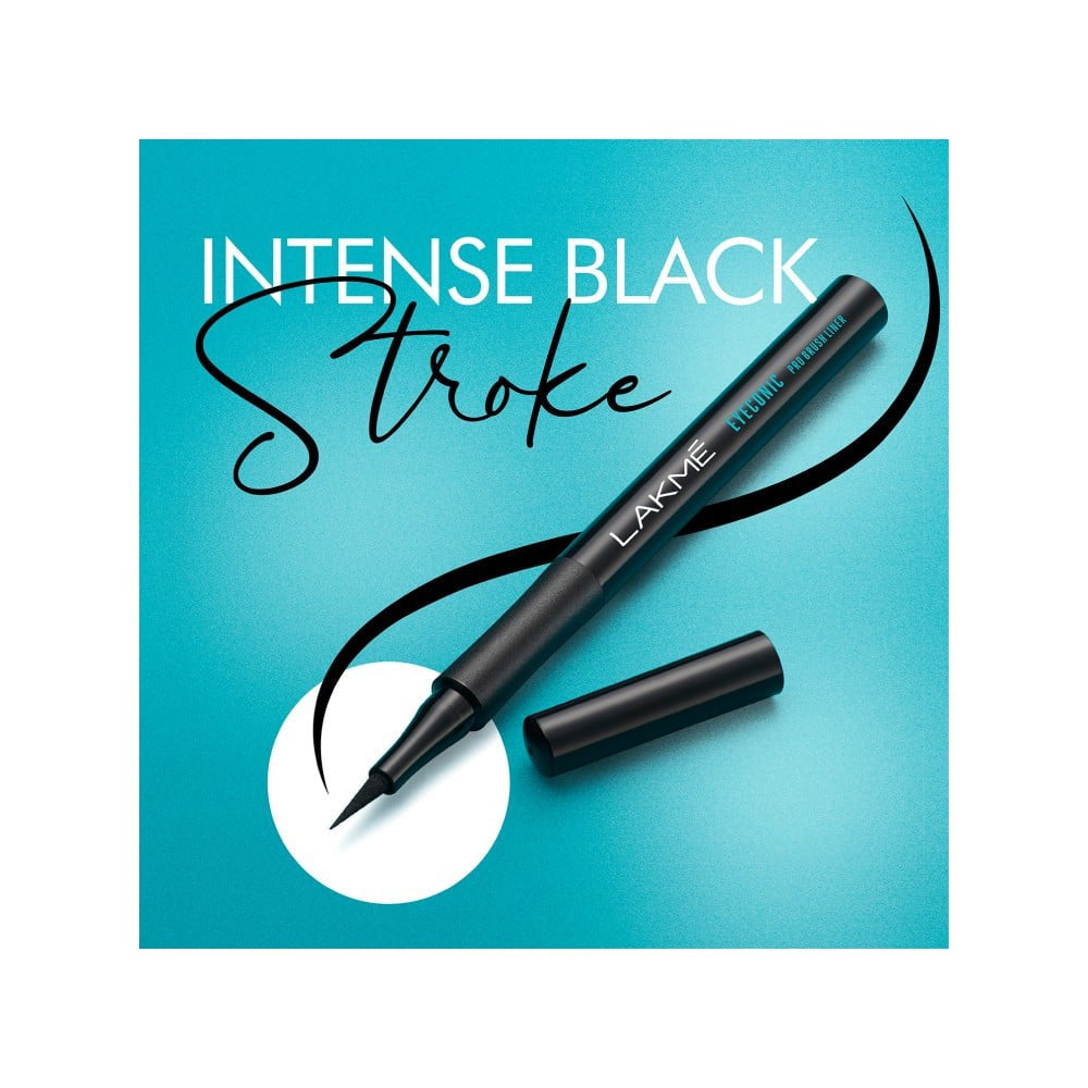 Lakme Eyeconic ProBrush Eyeliner (Black) : 1.2 ml