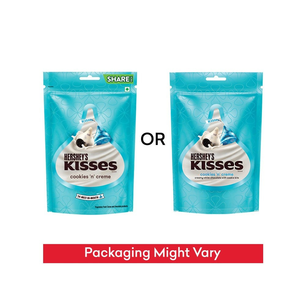Hershey's Kisses Cookies n Creme Assorted Chocolate Pack : 100.8 g