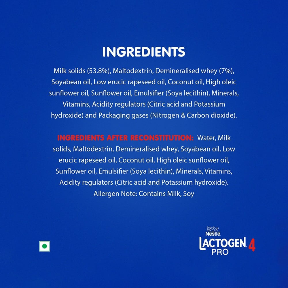 Nestle Lactogen Pro 4 Follow up Formula (After 18 Months Up to 24 Months) : 400 g
