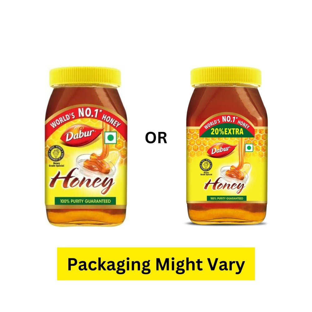 Dabur Honey - 100% Pure, World's No.1 Honey Brand (No Sugar Adulteration) : 250 g