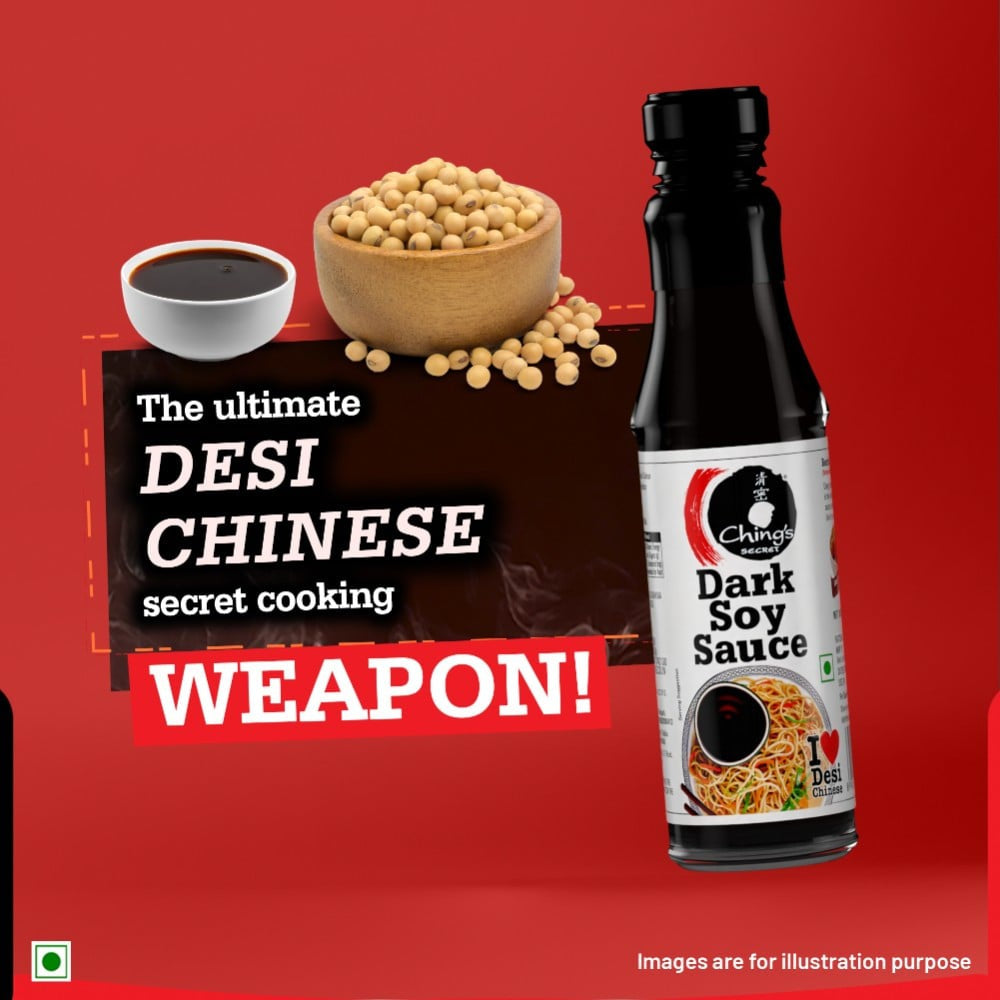 Ching's Secret Dark Soy Sauce Rich, Brown and Zesty : 210 g