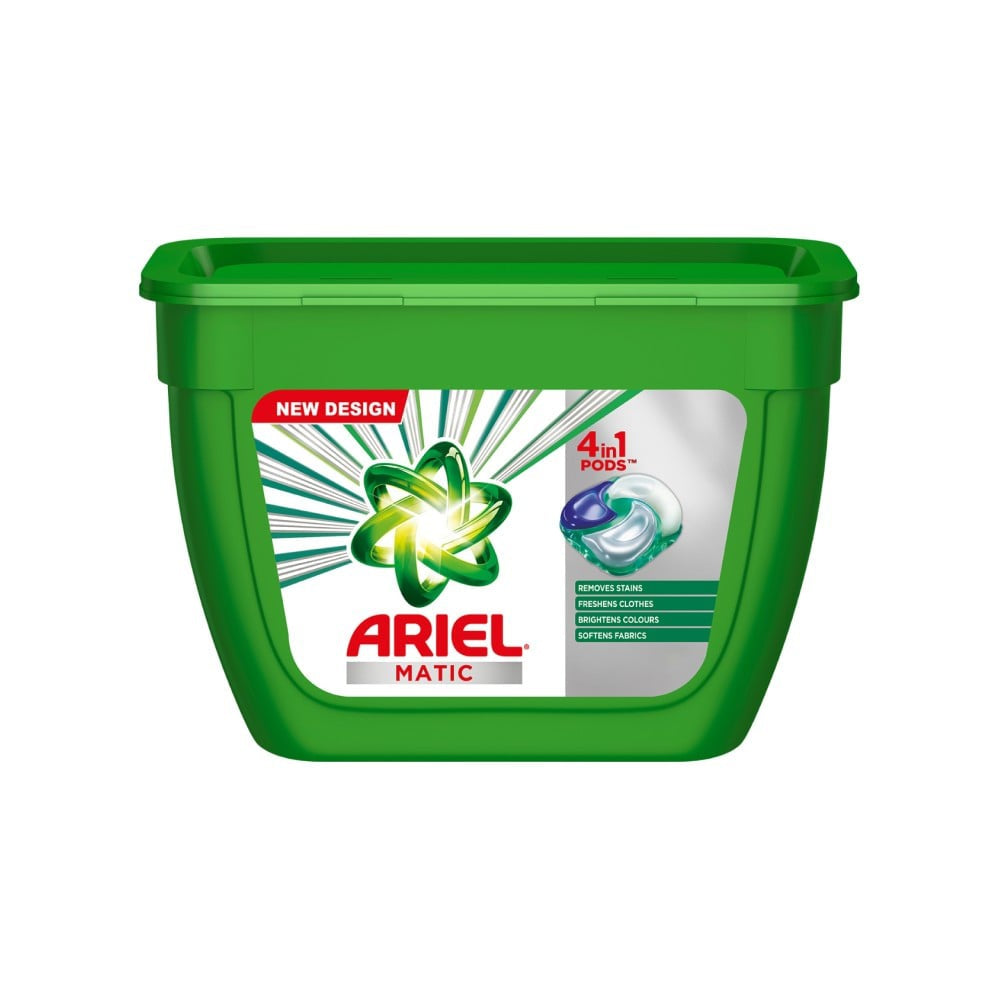 Ariel Matic 4 in 1 Detergent Pods : 18 x 19.85 g
