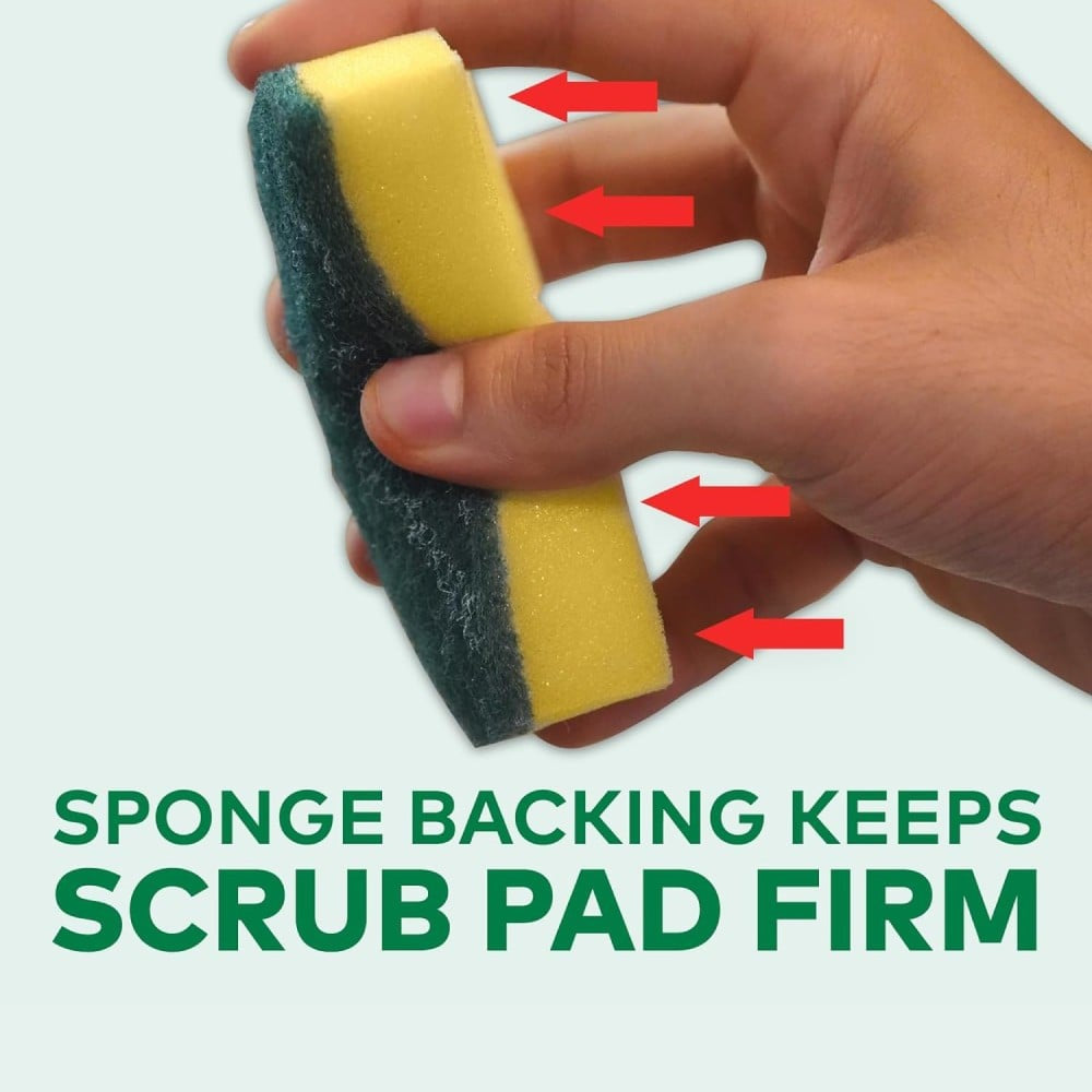 Scotch Brite Sponge Scrub : 1 pack (3 pieces)