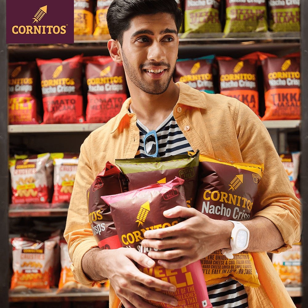 Cornitos Nachos Crisps & Dip Combo - Pack of 3 : 3 x 3 x 30 g + 1 unit