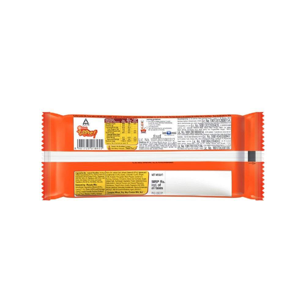 Yippee Magic Masala Instant Noodles with Added Veggies (240 g) - Pack of 2 : 2 x 240 g