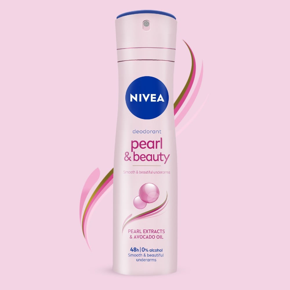 Nivea Pearl & Beauty Women's Deodorant - Pack of 2 : 2 x 150 ml