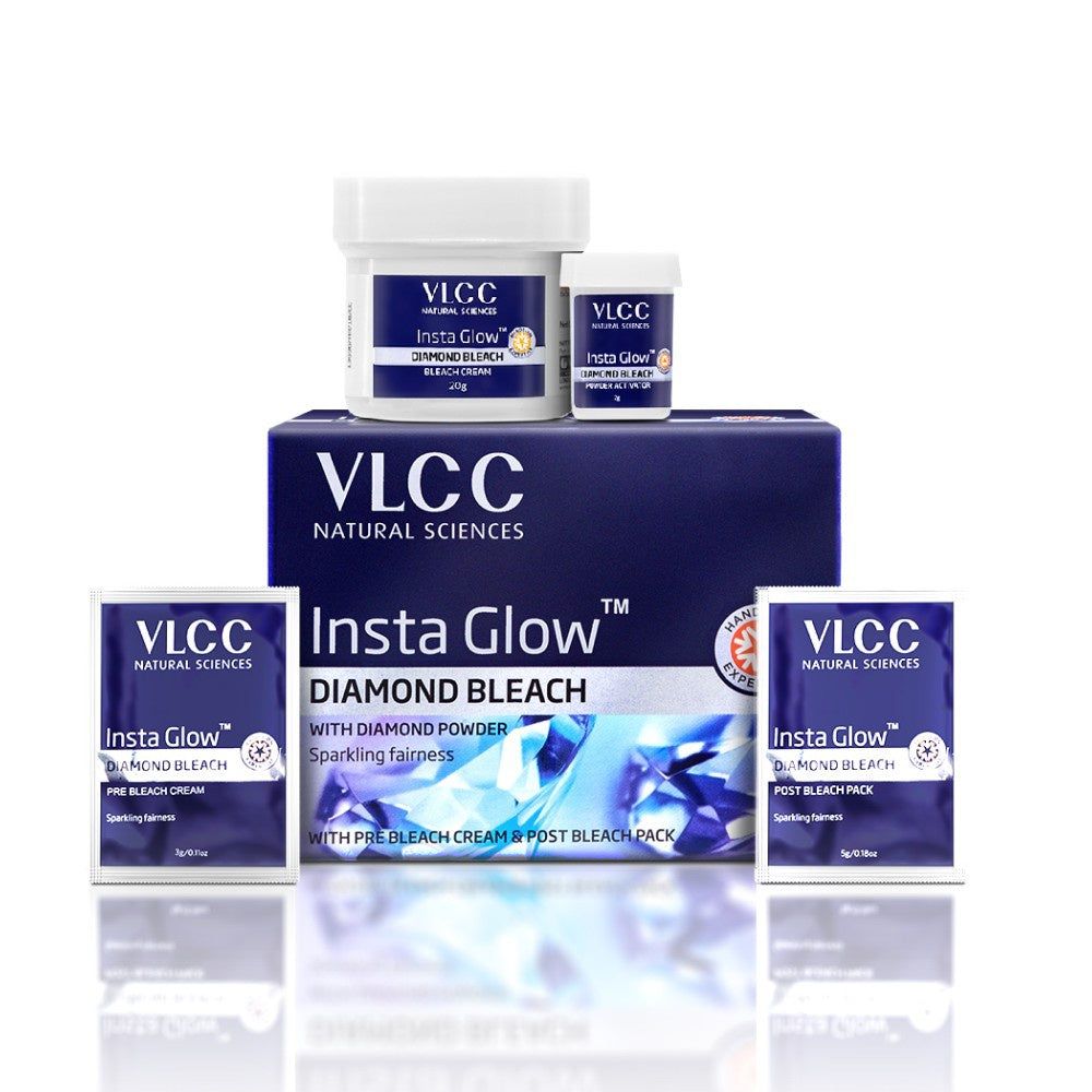 VLCC Insta Glow Diamond Bleach - Pack of 2 : 2 x 60 g