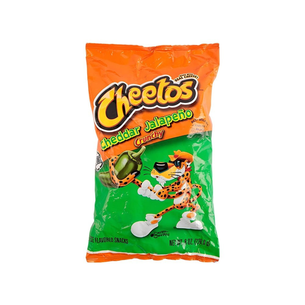 Cheetos Cheddar Jalapeno Crunchy Crisps : 226.8 g