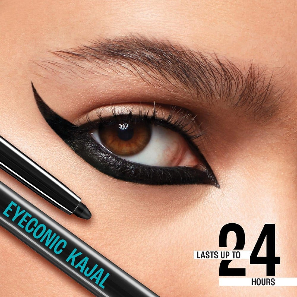 Lakme Eyeconic Kajal Twin Pack (Deep Black) : 2 x 0.35 g