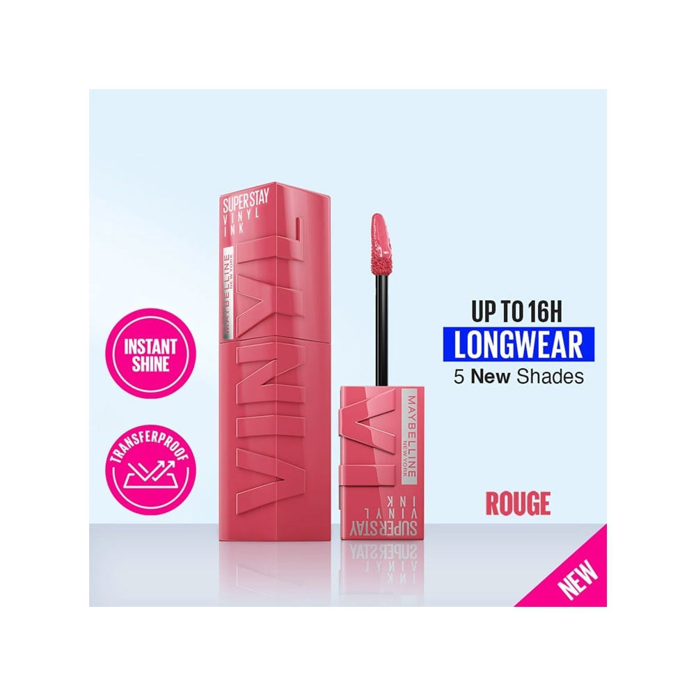 Maybelline New York Superstay Vinyl Ink Liquid Lipstick (Rogue) : 4.2 ml