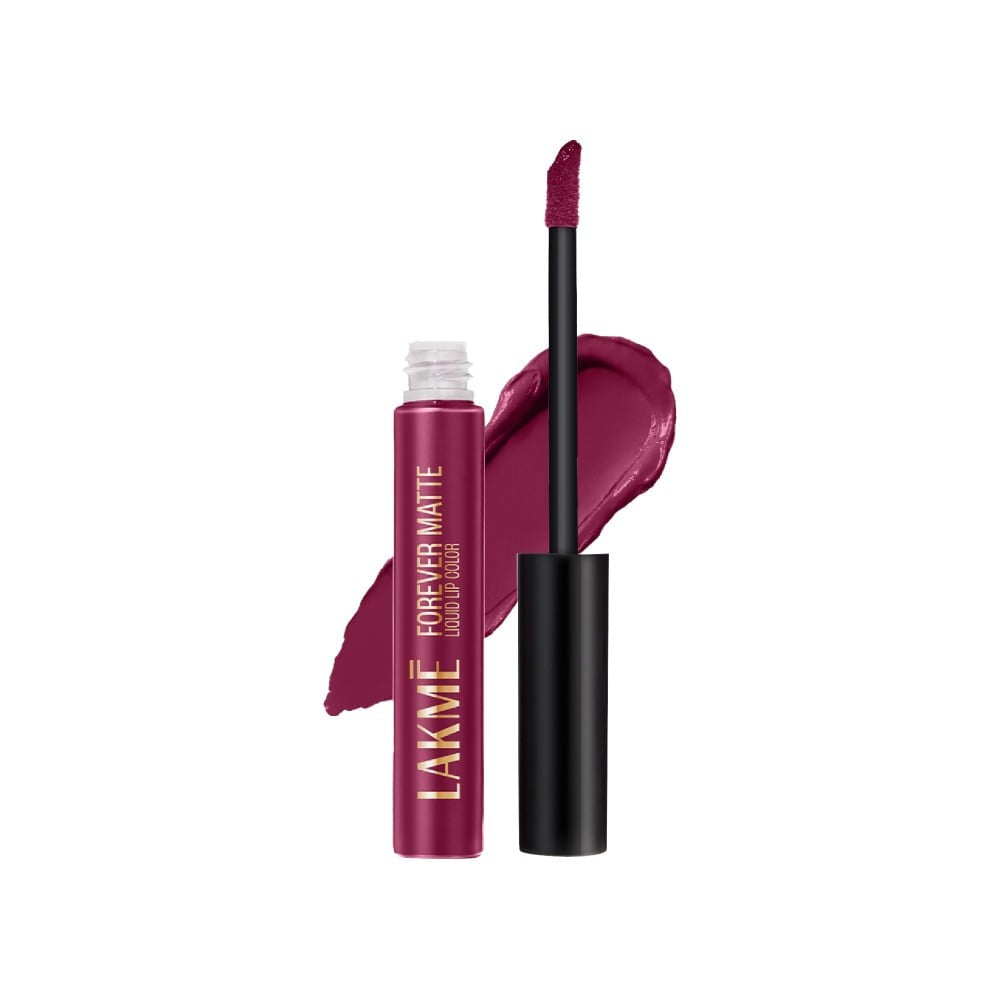 Lakme Forever Matte Liquid Lip Colour (Red Wine) : 5.6 ml