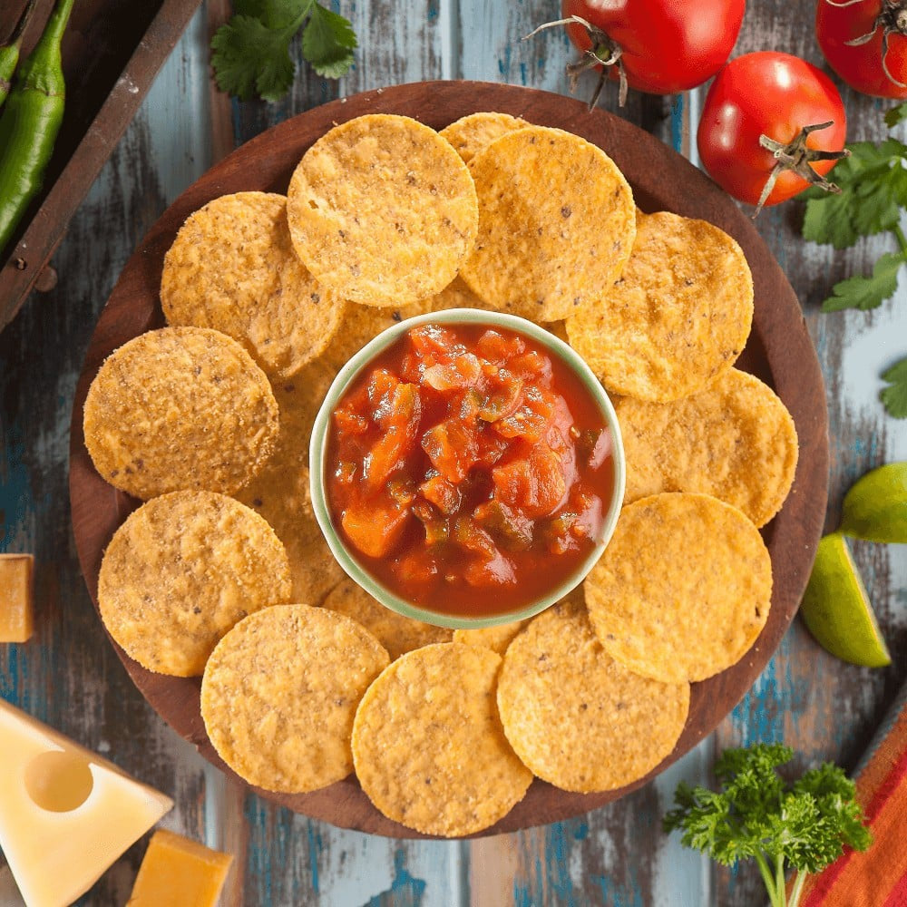 Cornitos Crisps Peri Peri Nachos & Salsa Dip : 75 g