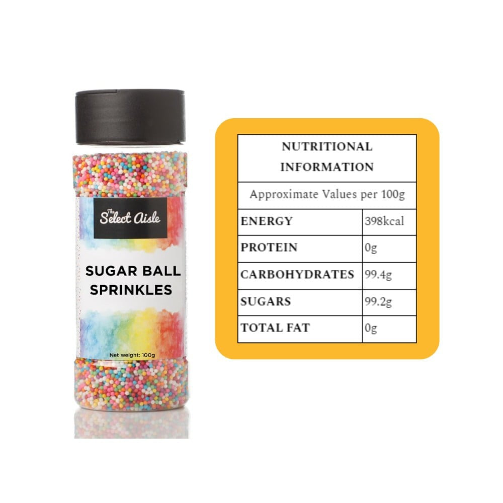 The Select Aisle Sugar Ball Sprinkles : 100 g
