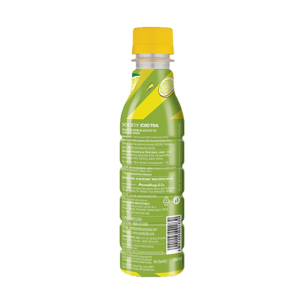 Society Lemon Iced Tea : 250 ml