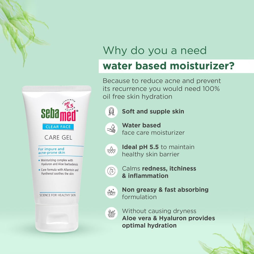 Sebamed Clear Moisturizing Gel : 50 ml