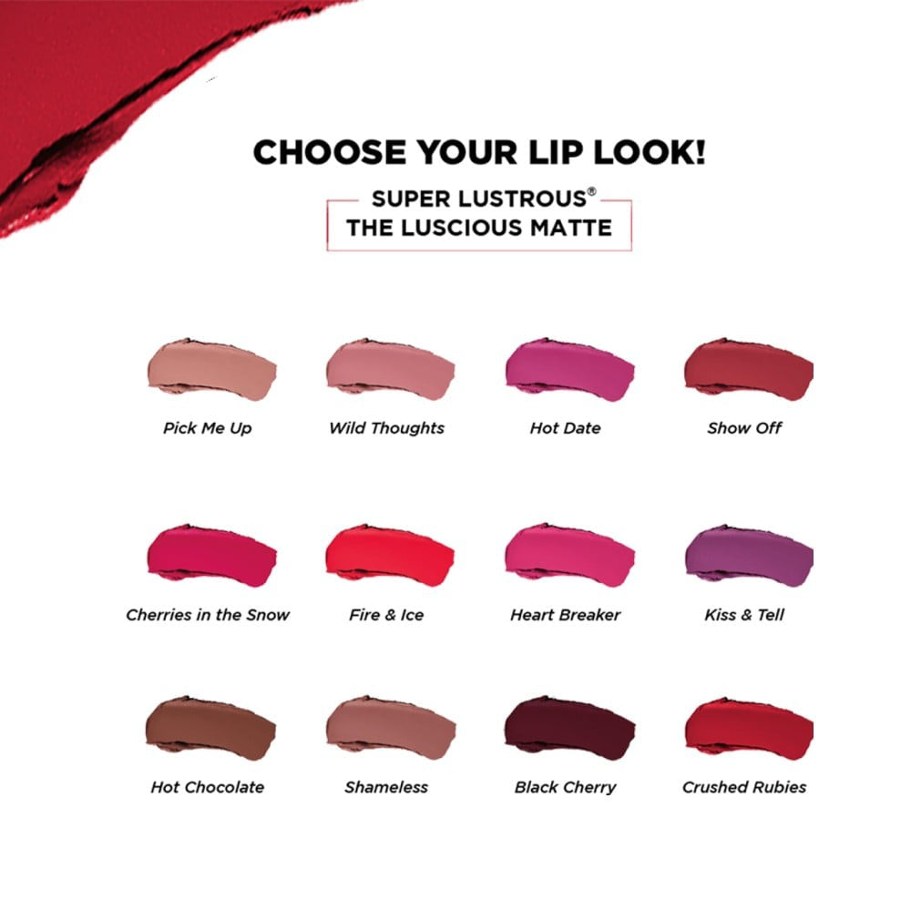 Revlon Super Lustrous - The Luscious Matte Lipstick (Shameless) : 4.2 g