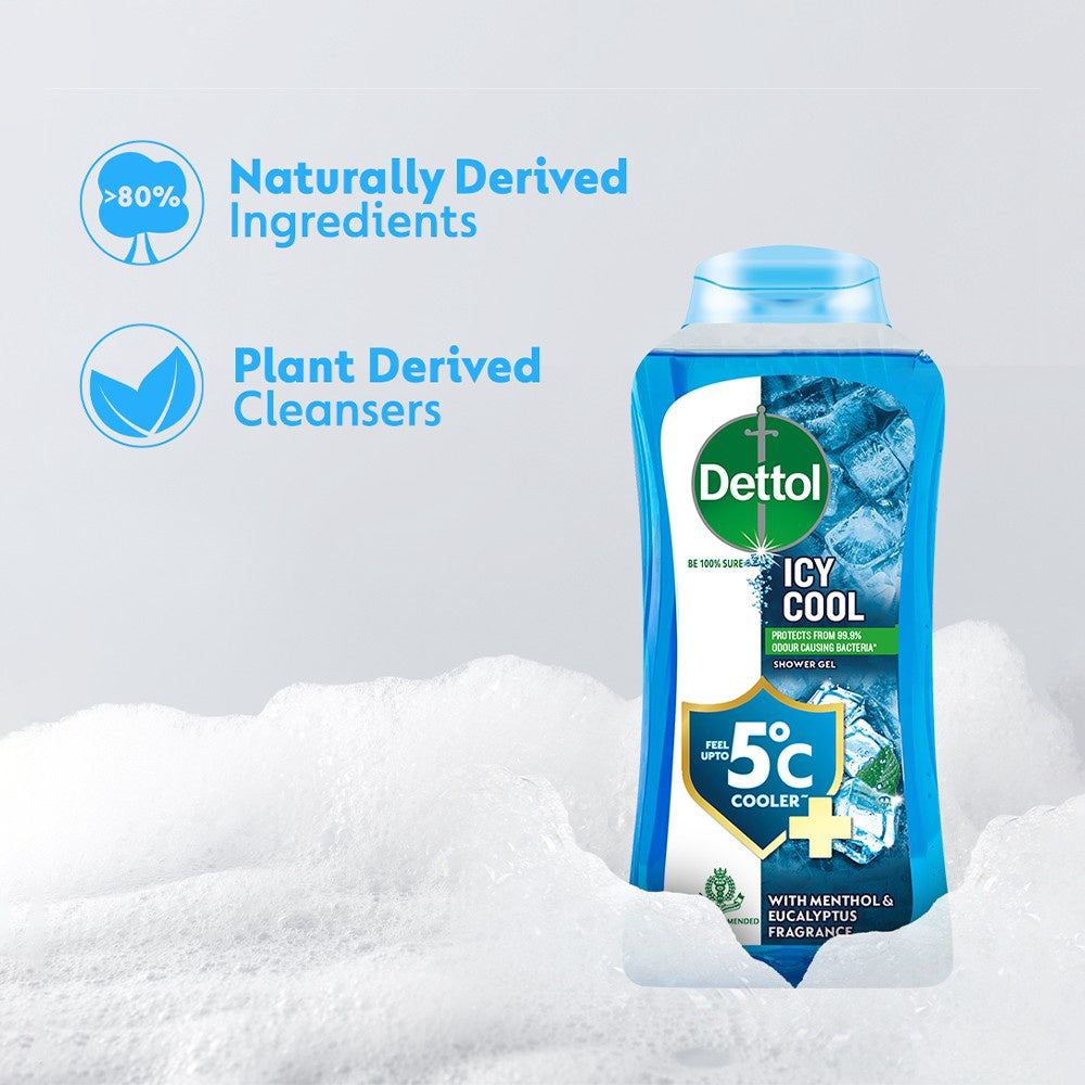 Dettol Icy Cool Shower Gel (250 ml) - Pack of 2 : 2 x 250 ml