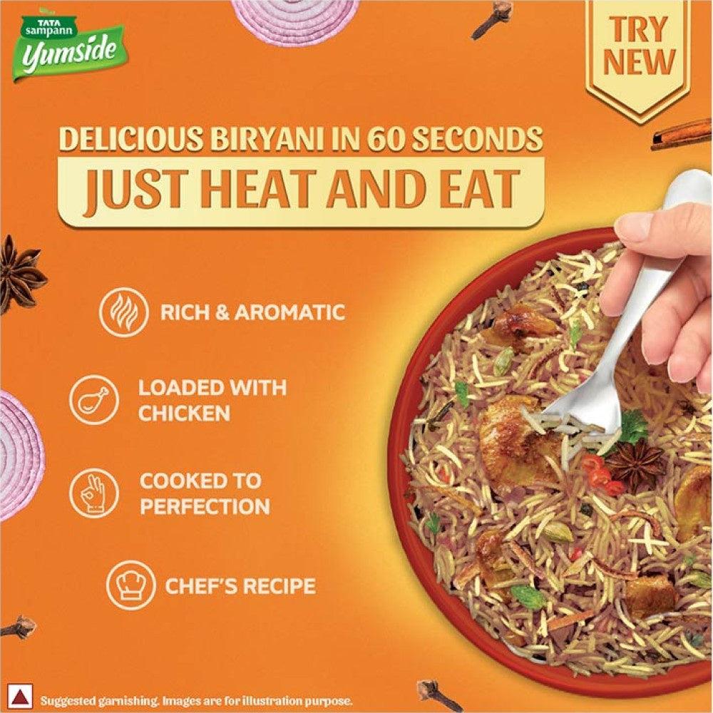 Tata Sampann Yumside Chicken Biryani - Ready to Eat : 285 g