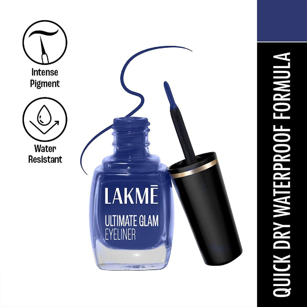 Lakme Ultimate Glam Eyeliner (Blue) : 9 ml