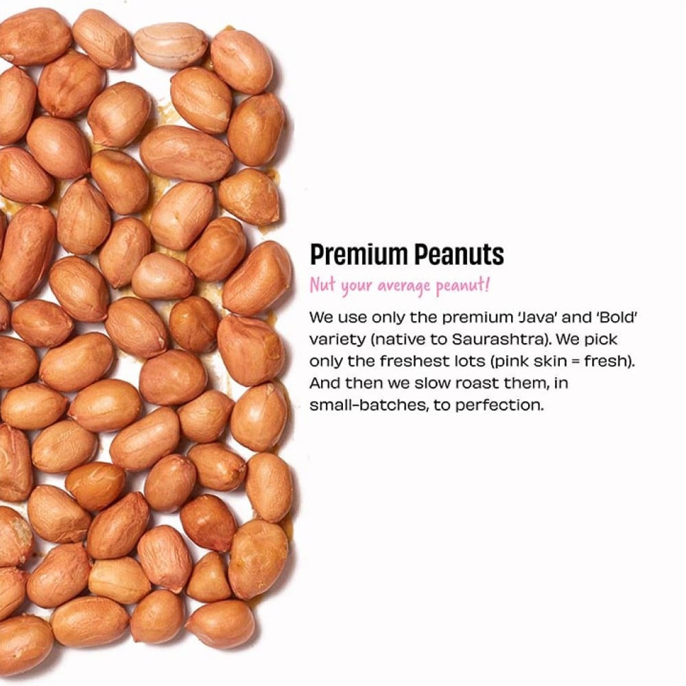 The Whole Truth Unsweetened & Crunchy Peanut Butter : 325 g