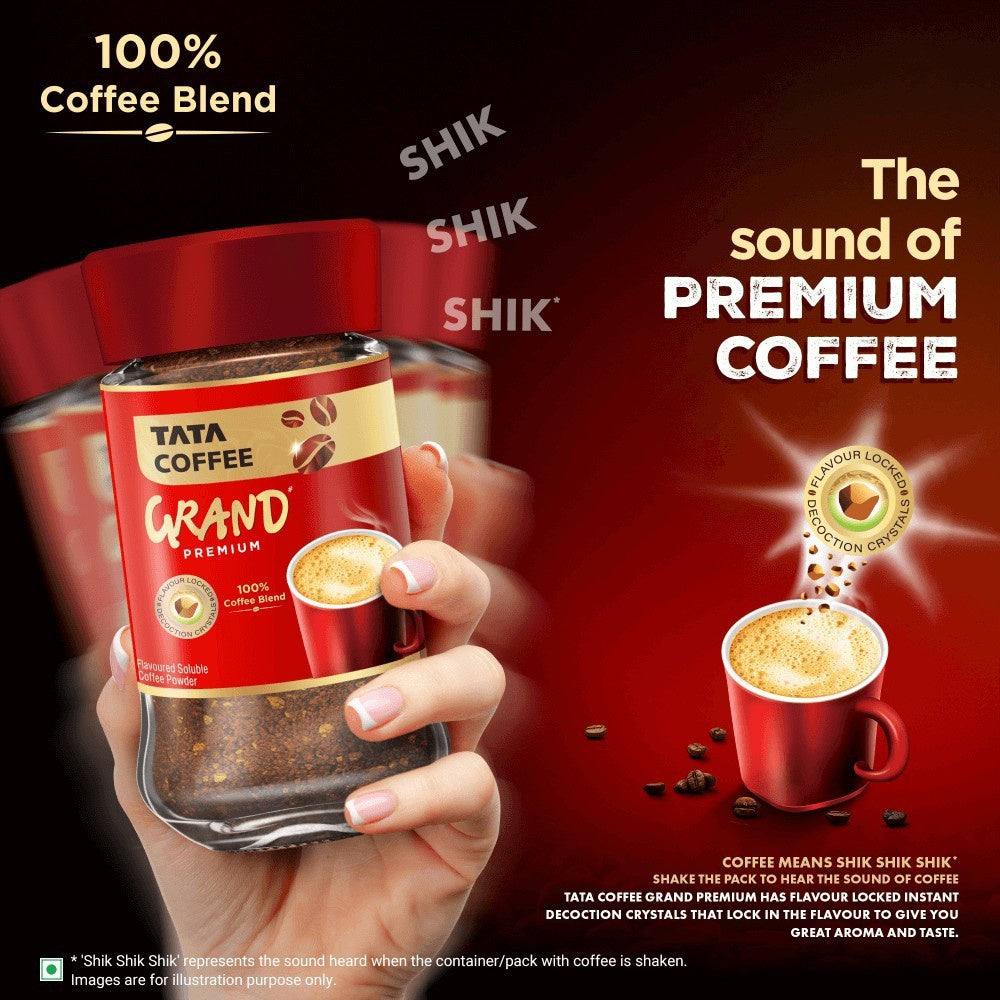 Tata Coffee Grand Premium Instant Coffee : 90 g