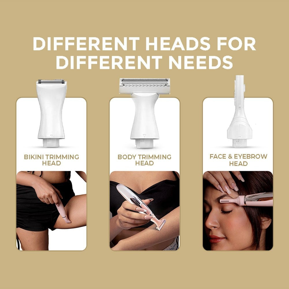Winston 4 in 1 Female Body Trimmer (White) : 1 unit