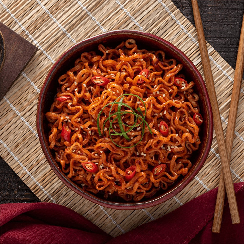 Too Yumm K-Bomb Hot n Spicy Instant Noodles - Pack of 2 : 2 x 79 g