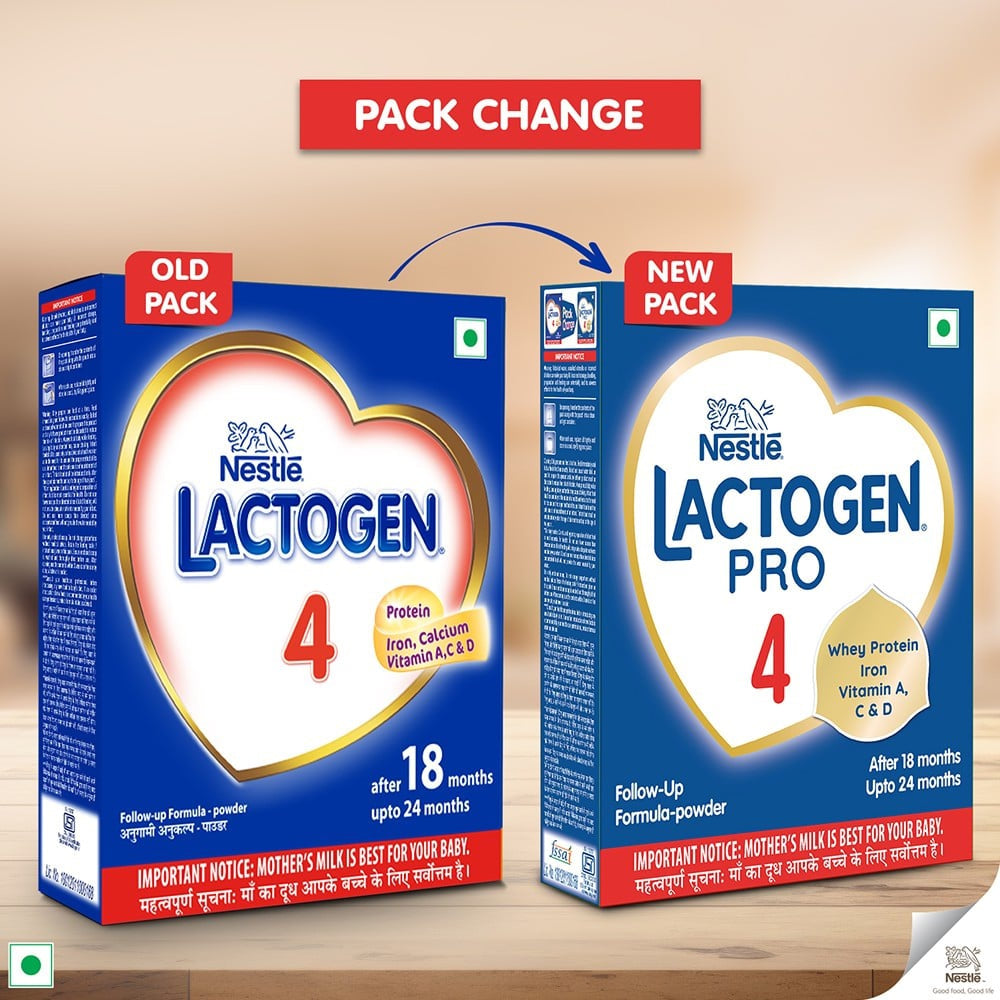 Nestle Lactogen Pro 4 Follow up Formula (After 18 Months Up to 24 Months) : 400 g