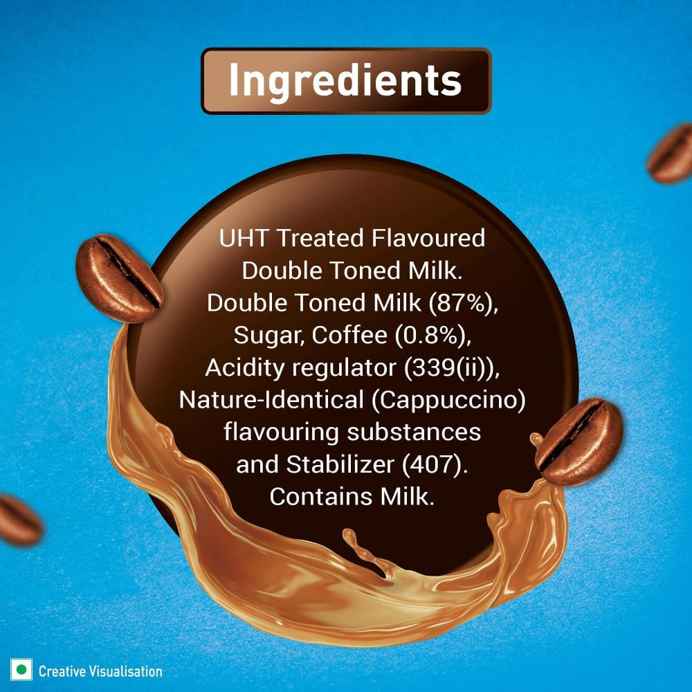 Nescafe Ready to Drink Intense Cafe Flavoured Milk - Pack of 3 : 3 x 180 ml