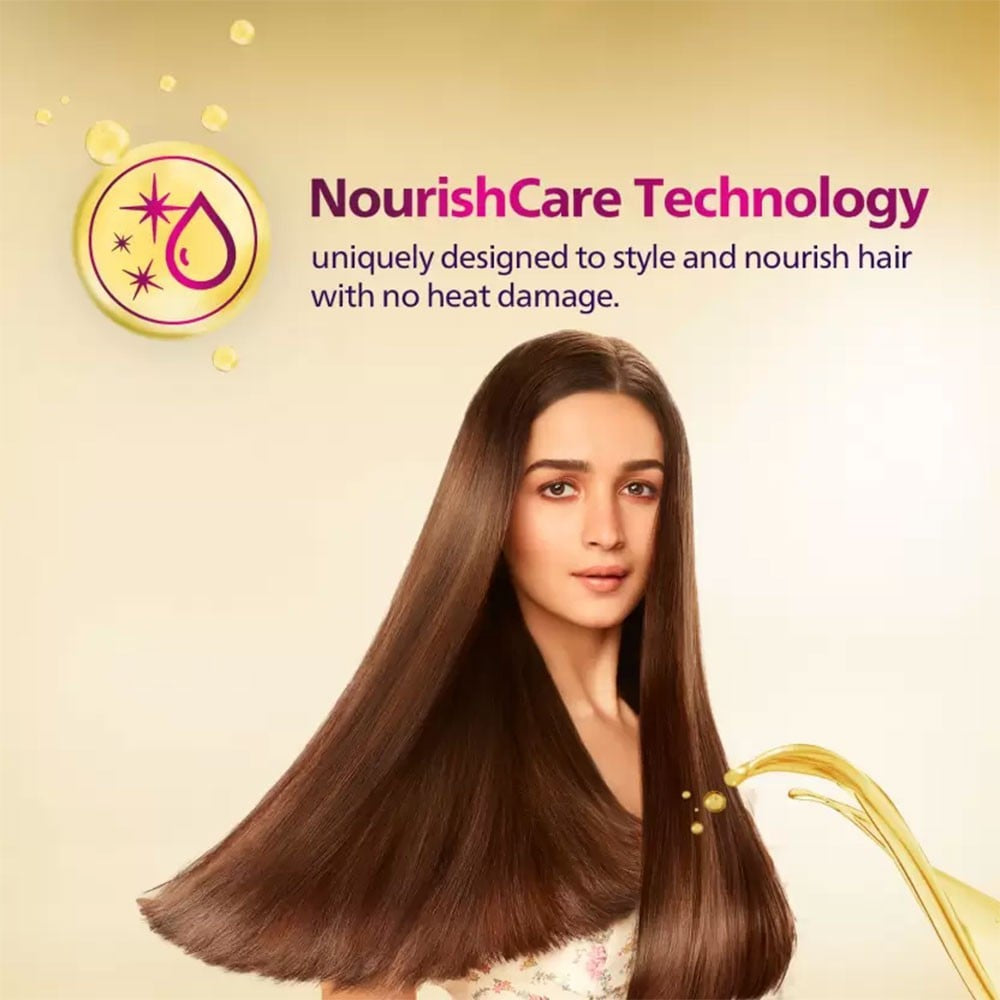 Philips BHS503/40 Nourish Care Hair Straightener (Purple) : 1 unit