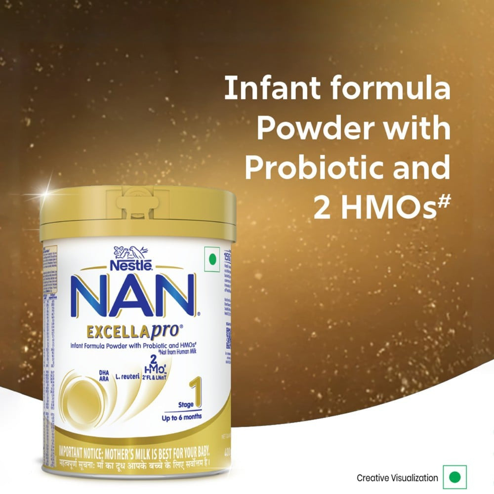 Nestle NAN EXCELLAPRO Stage 1 Infant Formula (0-6 Months) : 400 g