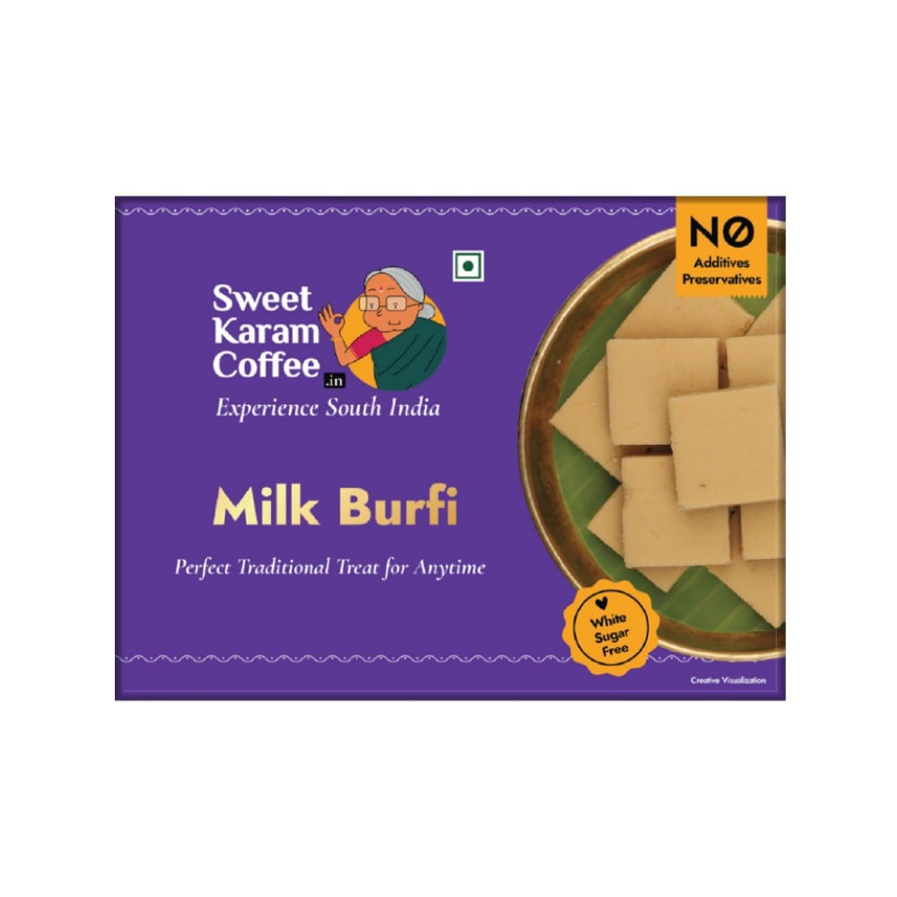 Milk Burfi by Sweet Karam Coffee : 150 g