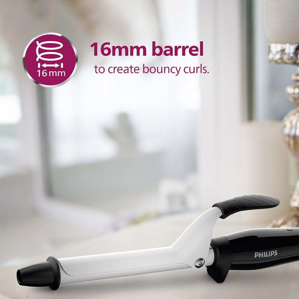 Philips BHB862/00 Hair Curler with 16mm Barrel (Black, 30W) : 1 unit