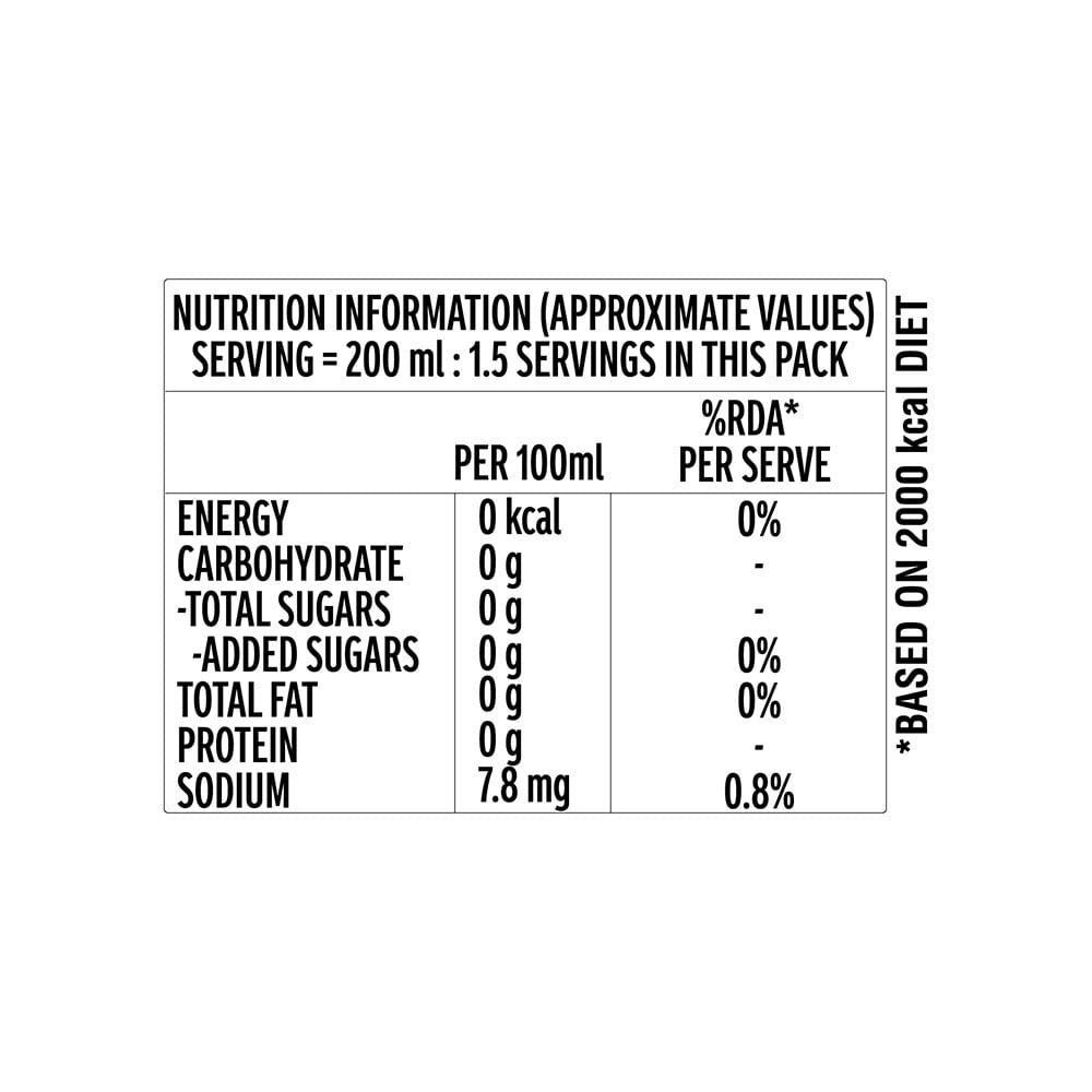 Sprite Zero Soft Drink - Pack of 4 : 4 x 300 ml