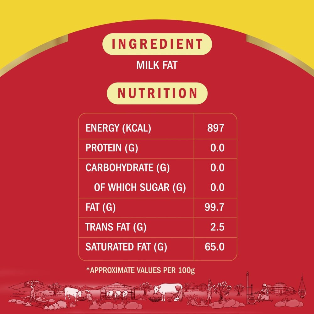 Aashirvaad Svasti Pure Cow Ghee : 500 ml