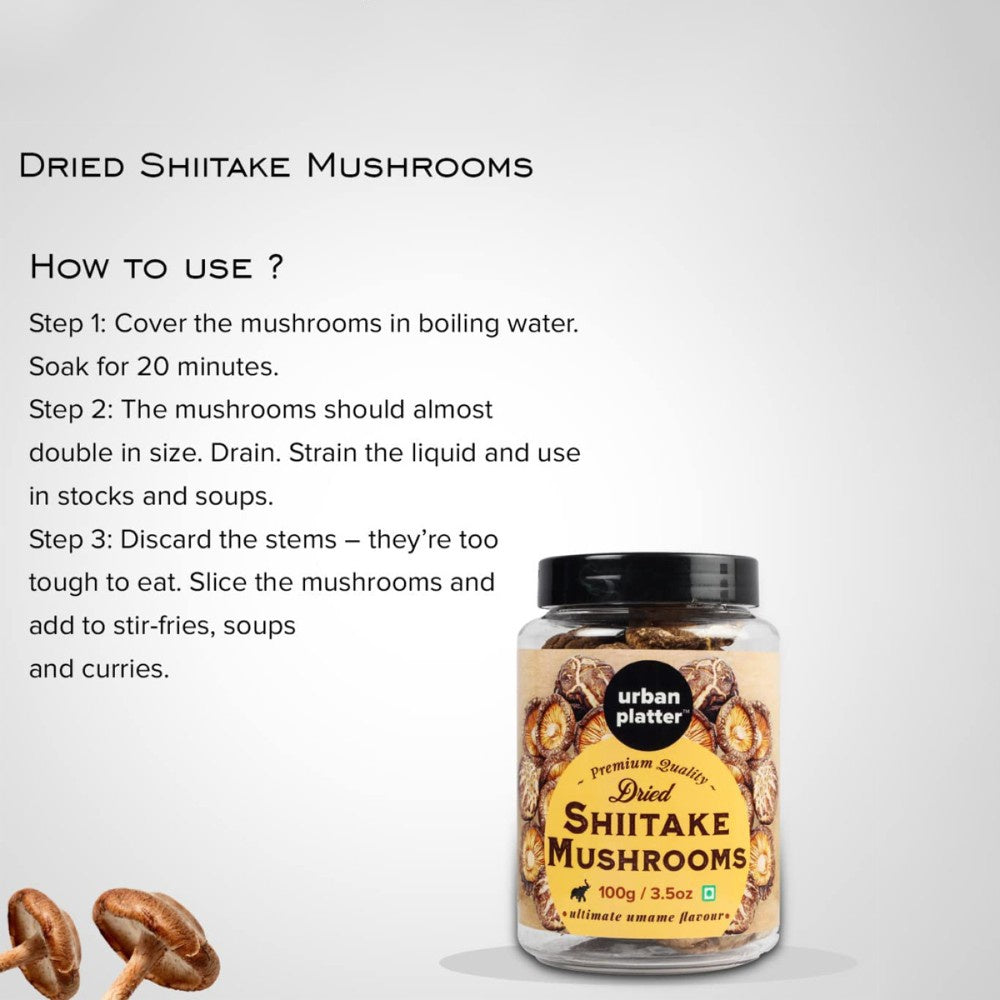 Urban Platter Dried Shiitake Mushroom : 100 g