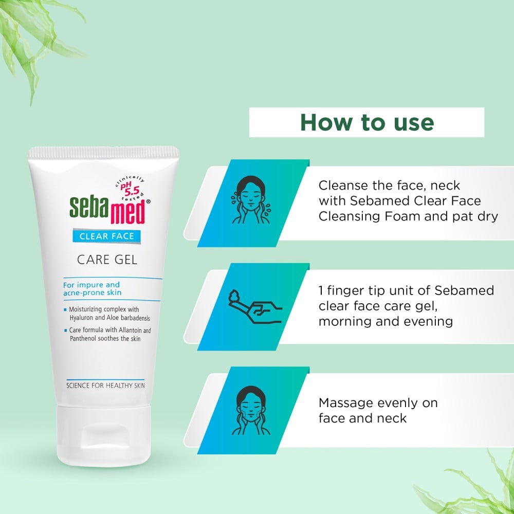 Sebamed Clear Moisturizing Gel : 50 ml