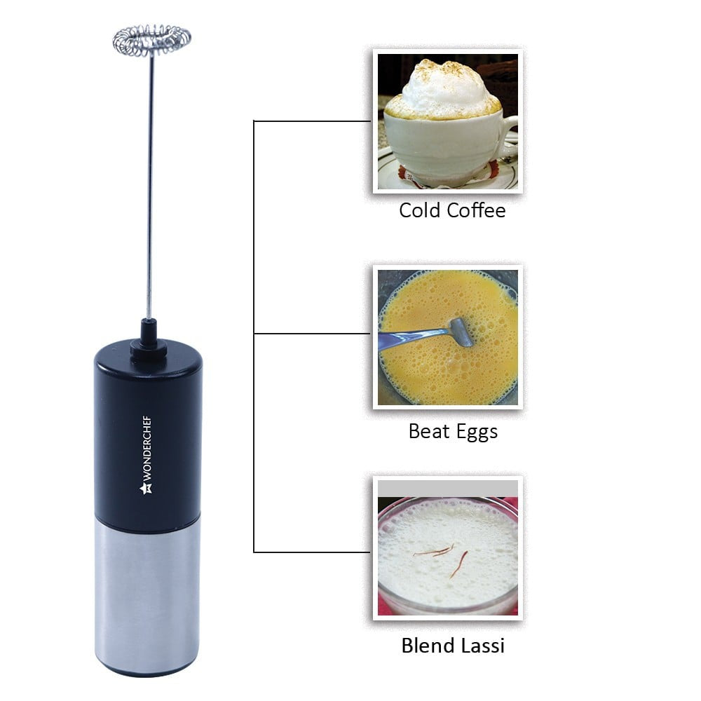 Wonderchef Regalia Milk Frother (Black, 6W) : 1 unit
