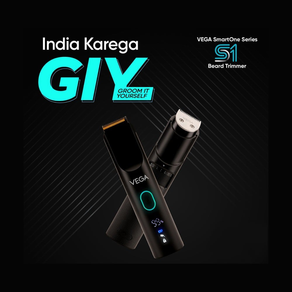 Vega SmartOne Series - S1 Beard Trimmer, VHTH-30 (Black) : 1 unit