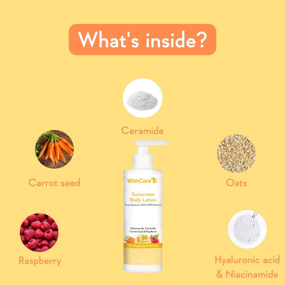 Wishcare Sunscreen (SPF 50+ PA+++) - Pack of 2 : 2 x 200 ml