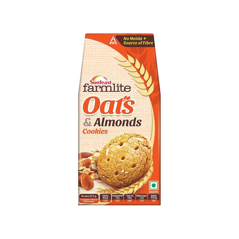 Sunfeast Farmlite Oats & Almonds Cookies : 150 g