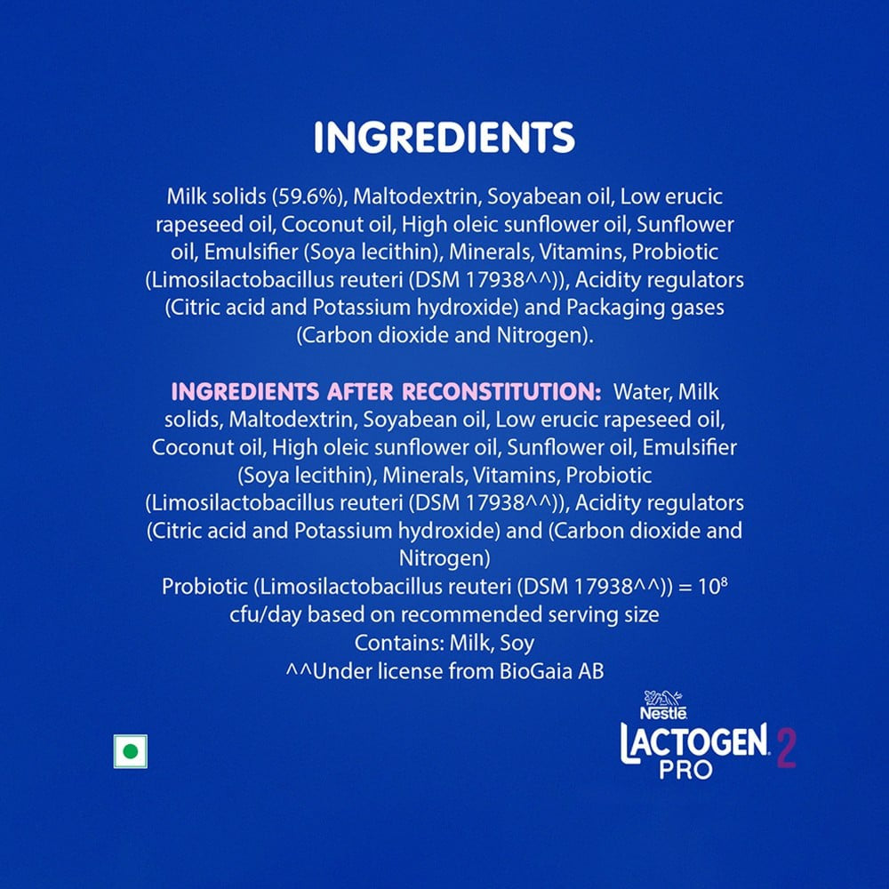 Nestle Lactogen Pro 2 Follow up Formula (After 6 Months Up to 12 Months) : 400 g