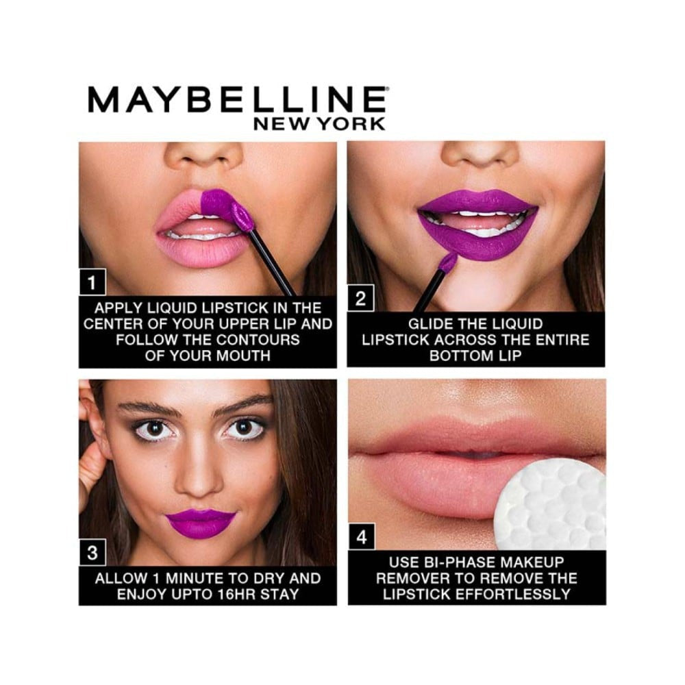 Maybelline New York Super Stay Matte Ink Liquid Lipstick (Lover 15) : 5 ml