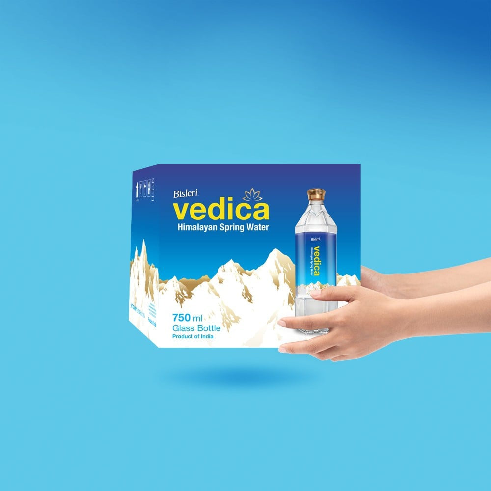 Bisleri Vedica Mineral Water (Glass Bottle) : 750 ml