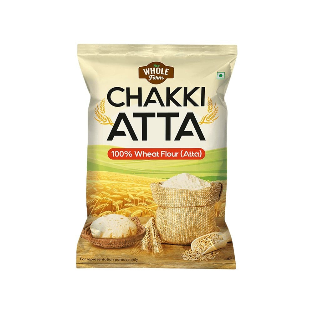 Whole Farm Chakki Atta (100% Atta, 0% Maida) : 5 kg