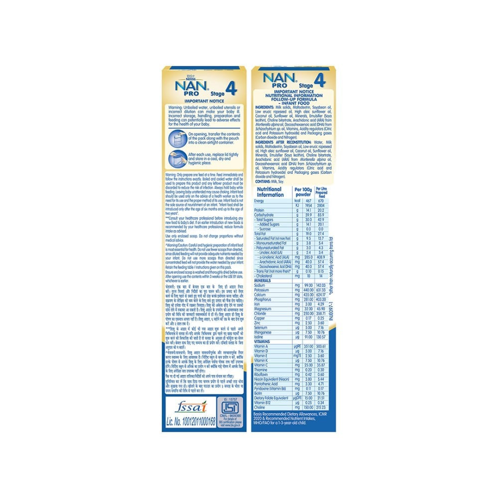 Nestle NAN PRO 4 Follow up Formula (After 18 months) : 400 g