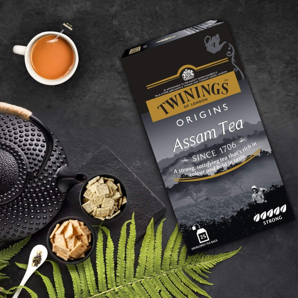 Twinings Origins Classic Assam Tea Bags : 1 pack (25 pieces)