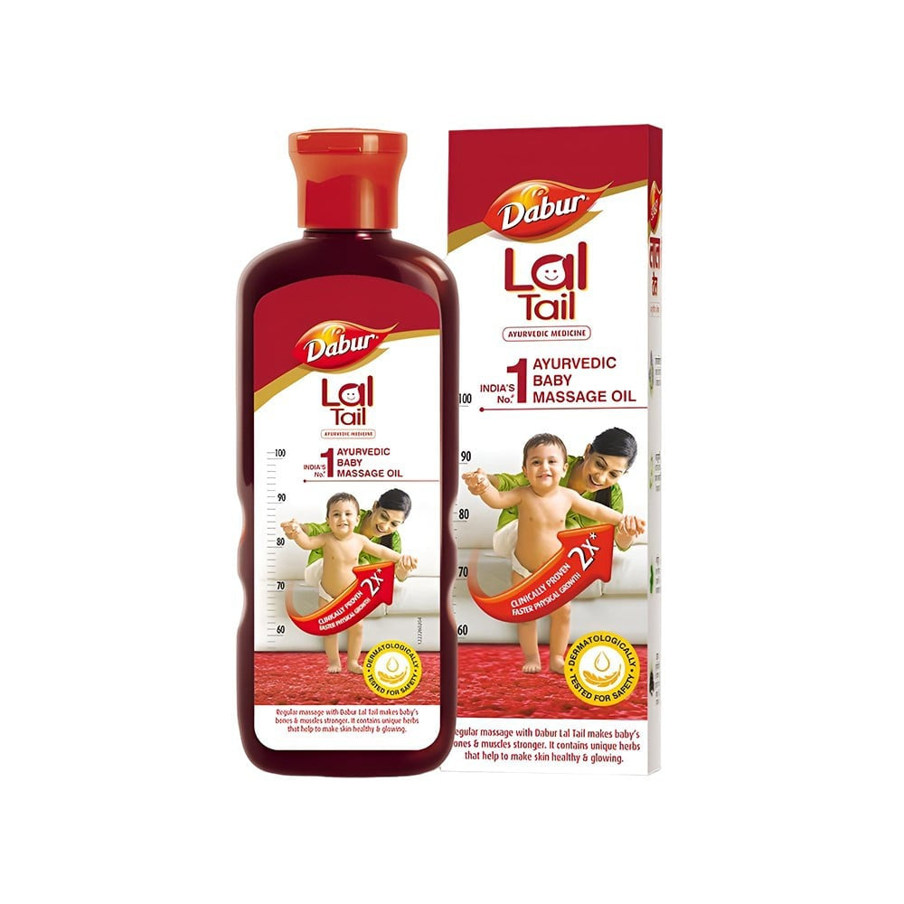 Dabur Lal Tail Ayurvedic Baby Massage Oil : 500 ml