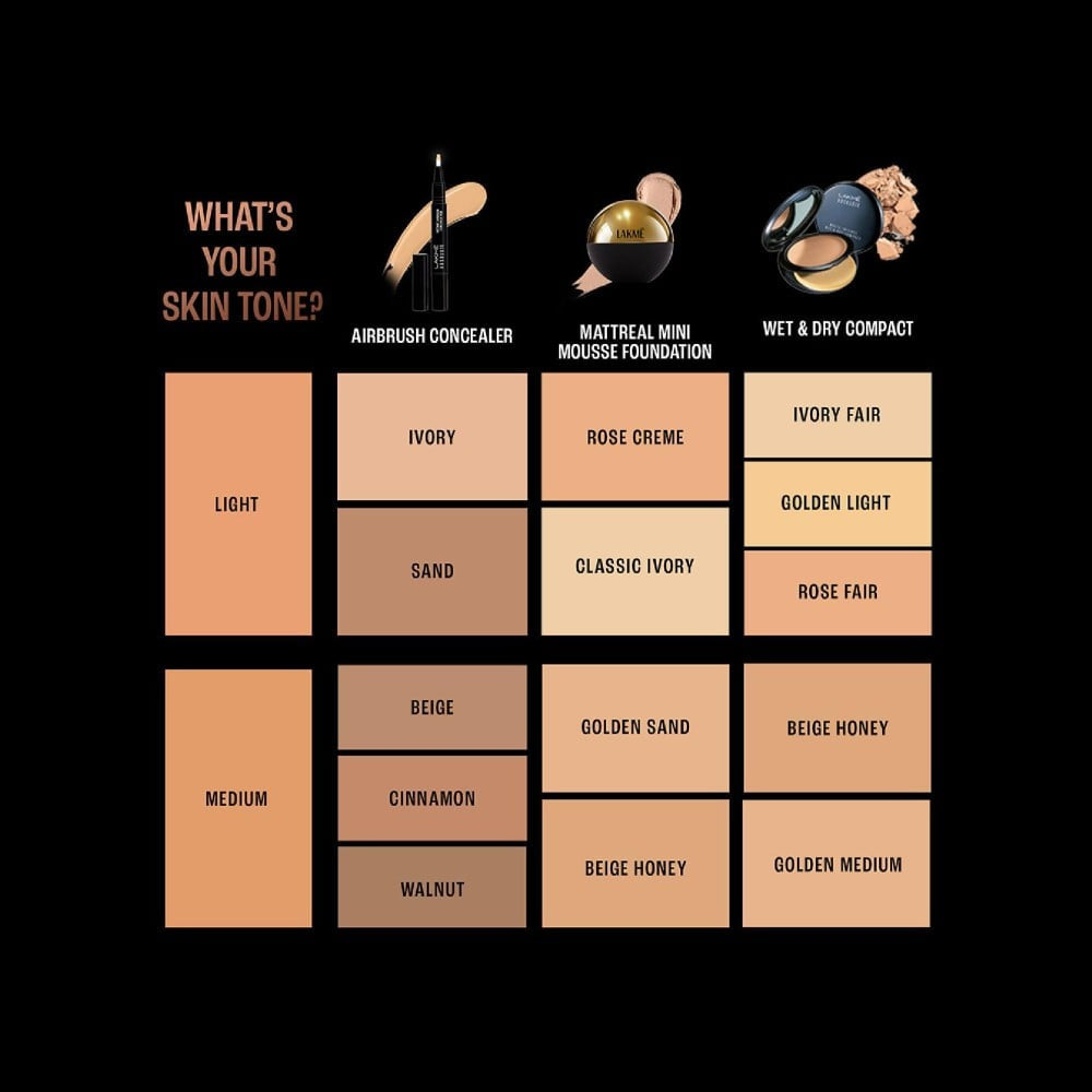 Lakme Xtraordin Airy Mattreal Mousse Mini Foundation (Golden Medium) : 1 unit