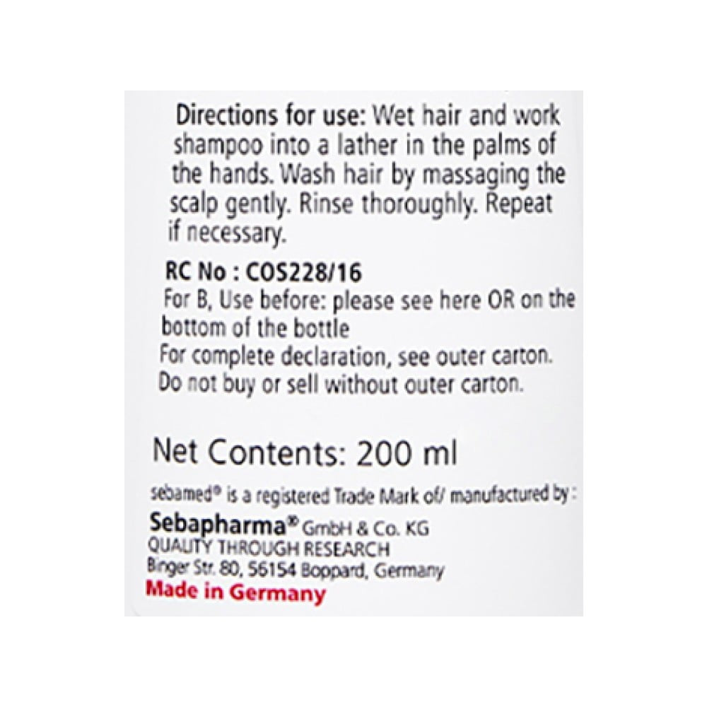 Sebamed Anti-Dandruff Shampoo : 200 ml